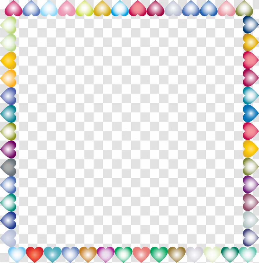 Borders And Frames Heart Clip Art - Rectangle - Frame Transparent PNG