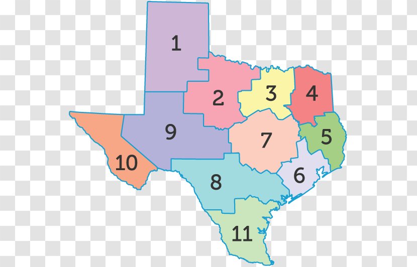 Texas Department Of Family And Protective Services Region Map Child Transparent PNG