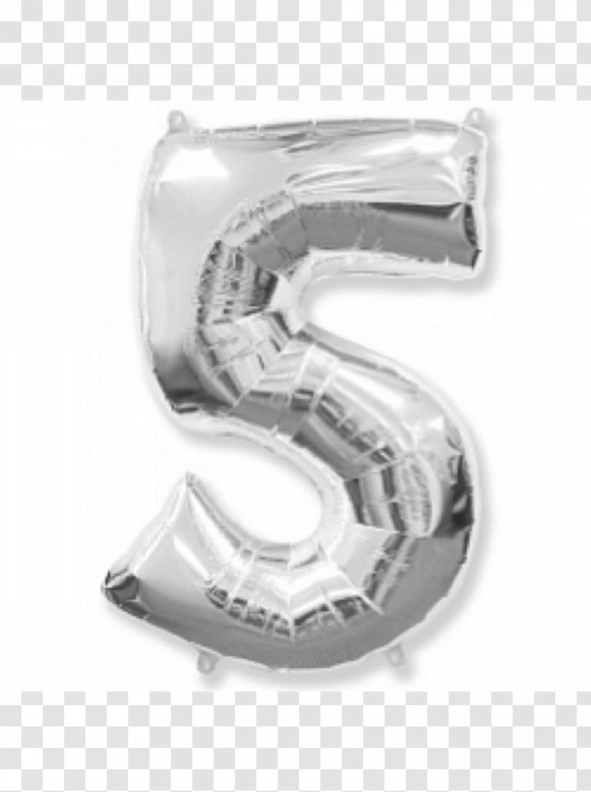 Balloon Party Number Silver Birthday Transparent PNG