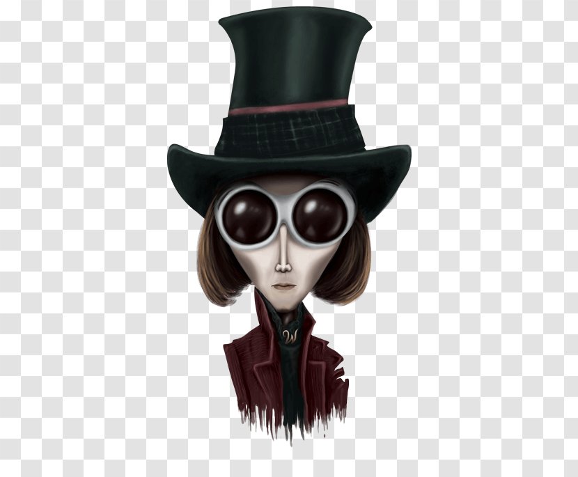 Tim Burton Charlie And The Chocolate Factory Willy Wonka Film Character - Headgear Transparent PNG