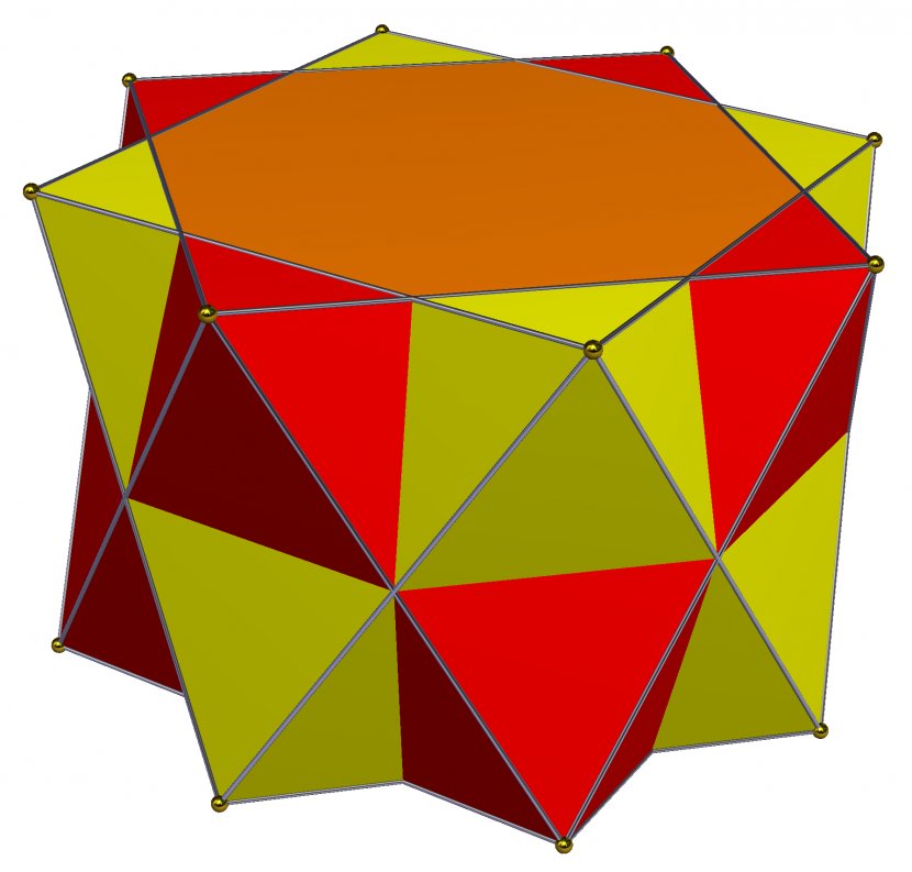 Square Antiprism Pentagrammic Crossed-antiprism Polyhedron Cube - Rectangle - Symmetry Transparent PNG