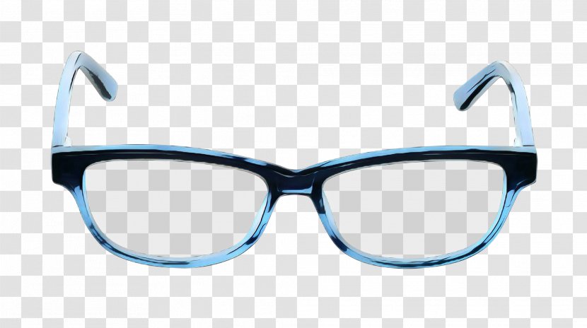 Glasses - Azure - Eye Glass Accessory Goggles Transparent PNG