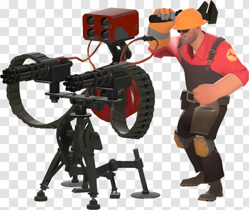 Team Fortress 2 Video Game Engineer Sentry Gun Valve Corporation - Machine Transparent PNG