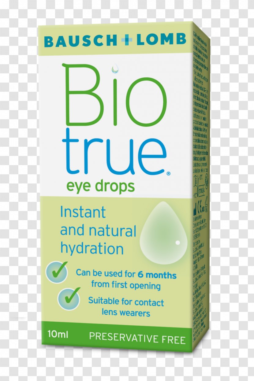 Bausch + Lomb Biotrue ONEday Contact Lenses Eye Drops & Lubricants - Lens Transparent PNG