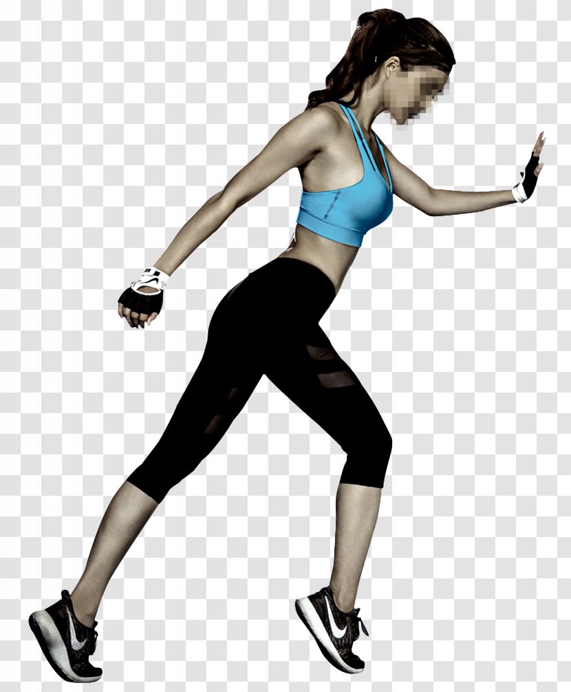 Physical Fitness Bodybuilding Exercise Icon - Silhouette - Beauty Transparent PNG