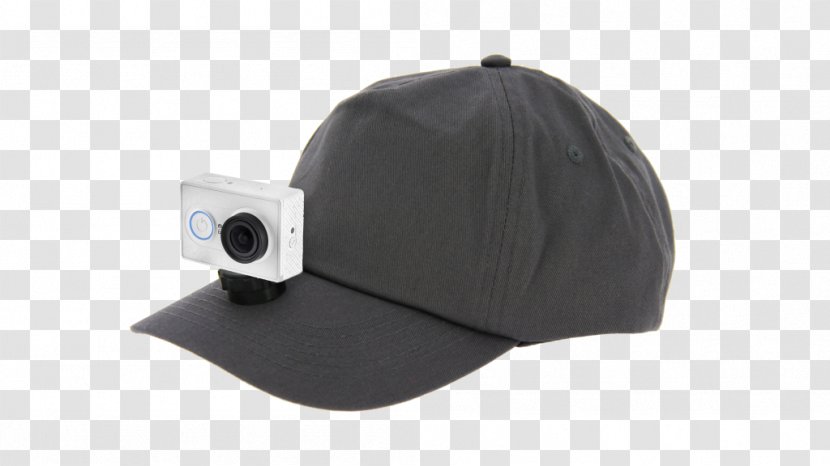 Baseball Cap - Camera - Black Transparent PNG