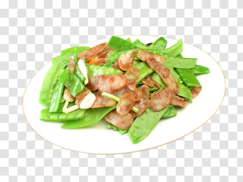 Snow Pea Spinach Salad Cantonese Cuisine Vegetarian Stir Frying - Vegetable - Lap Peas Transparent PNG