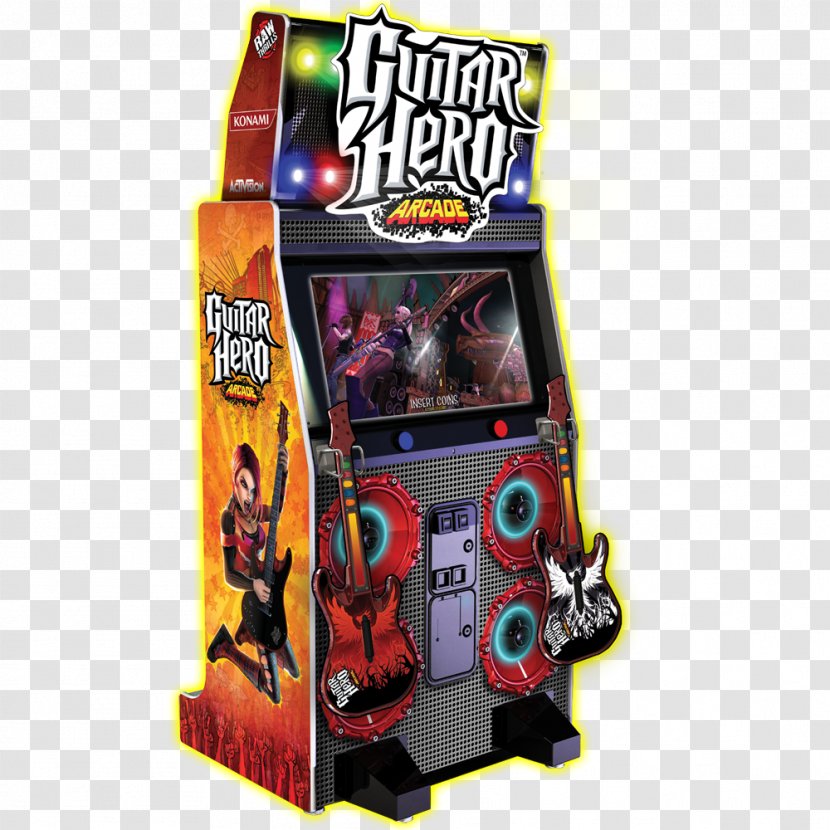Guitar Hero III: Legends Of Rock Arcade World Tour Game Video Games - Raw Thrills Transparent PNG