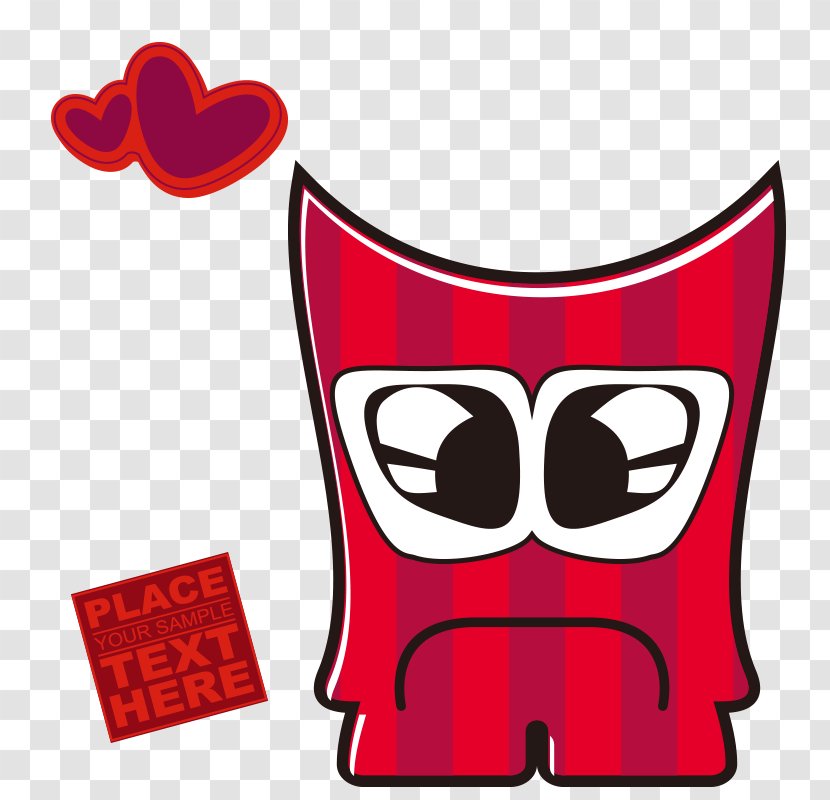 Cartoon Crying Clip Art - Text - Cute Little Monster Transparent PNG