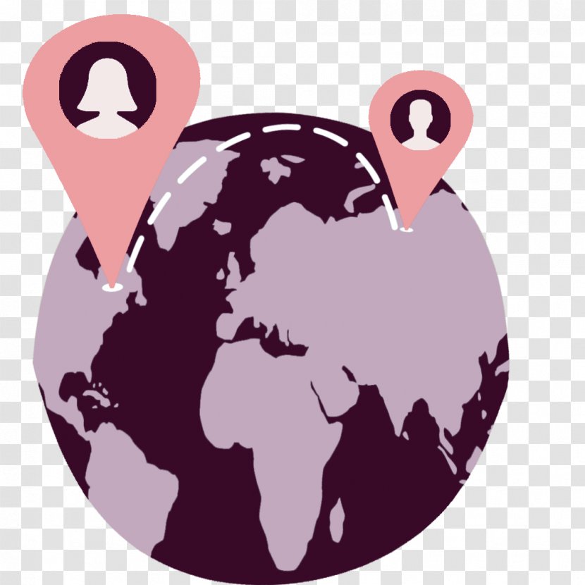 World Map Digital Marketing Business - Frame - Corset Transparent PNG