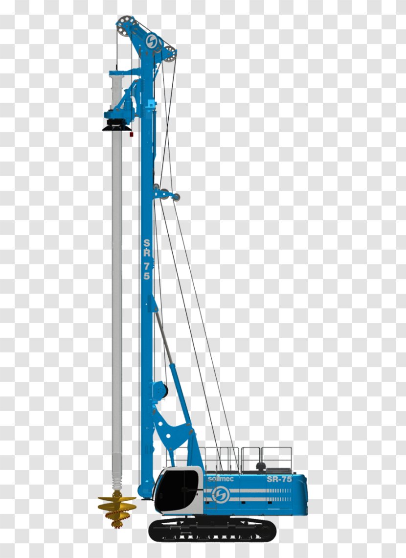 Machine Soilmec Augers Drilling Rig Deep Foundation - Bauma - Portable Drill Transparent PNG