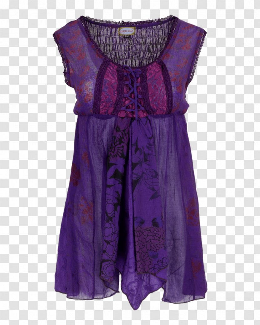 Dress Clothing Lilac Lavender Violet - Blouse - Vest Transparent PNG