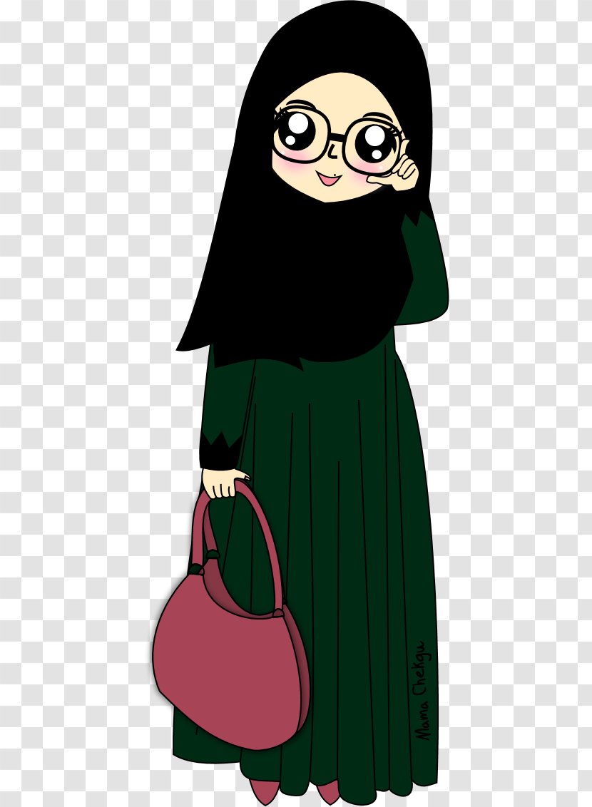 Hijab Muslim Islam Drawing - Flower Transparent PNG