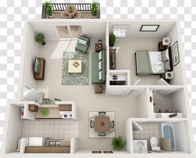 Floor Plan Home Apartment Bedroom House - Loft Transparent PNG