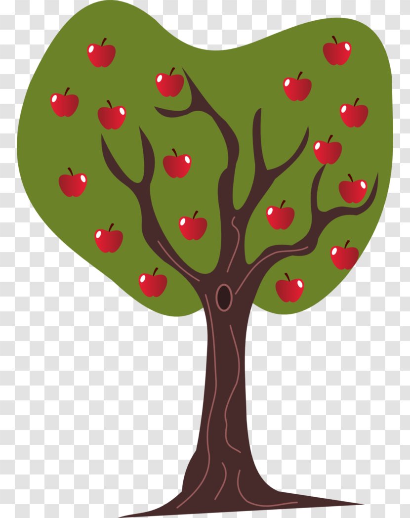 Flowerpot Flowering Plant Fruit - Branch - Apple Tree Transparent PNG