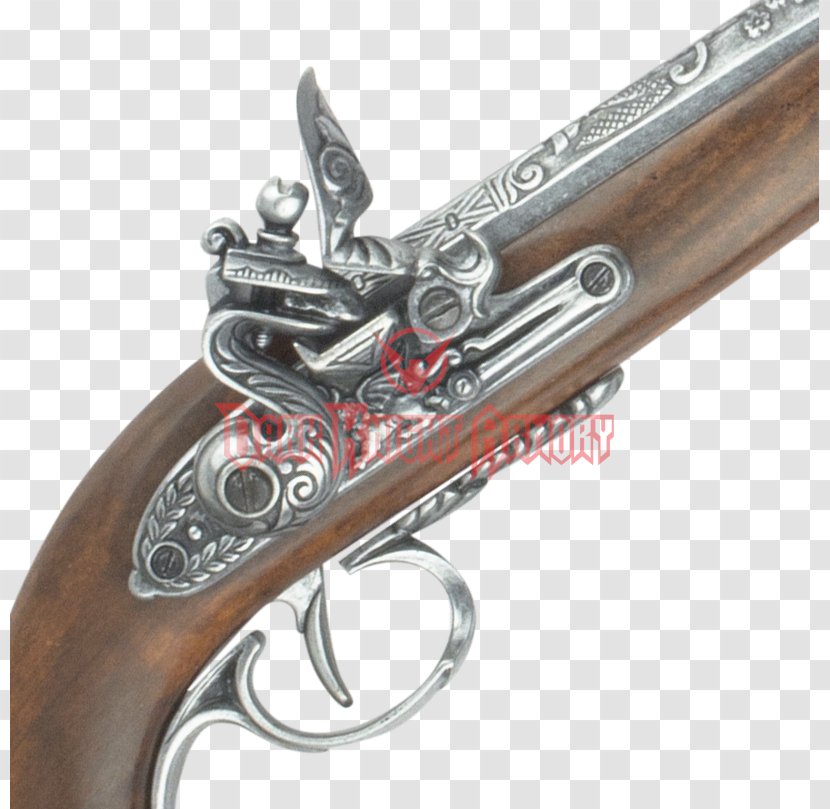 Denix French Dueling Pistol Firearm Handgun Duelling - Weapon - Pistols Transparent PNG