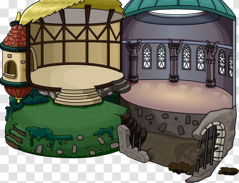 Igloo Club Penguin Dome - Facade - Medieval Transparent PNG