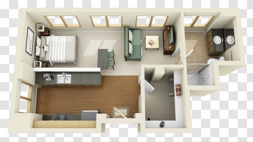 Floor Plan Loft Conversion House Building - Studio Apartment Transparent PNG
