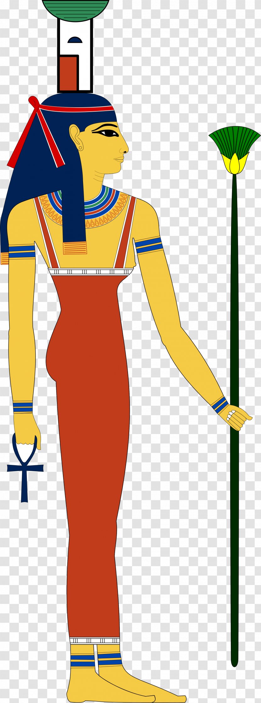 Ancient Egyptian Deities Hathor Goddess Mythology - Gods Transparent PNG