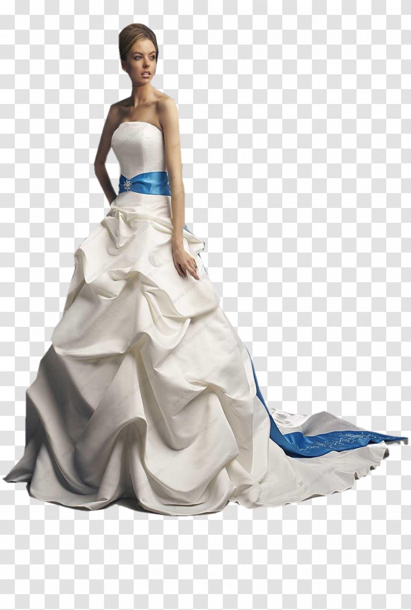 Wedding Dress White Bride - Tuxedo Transparent PNG