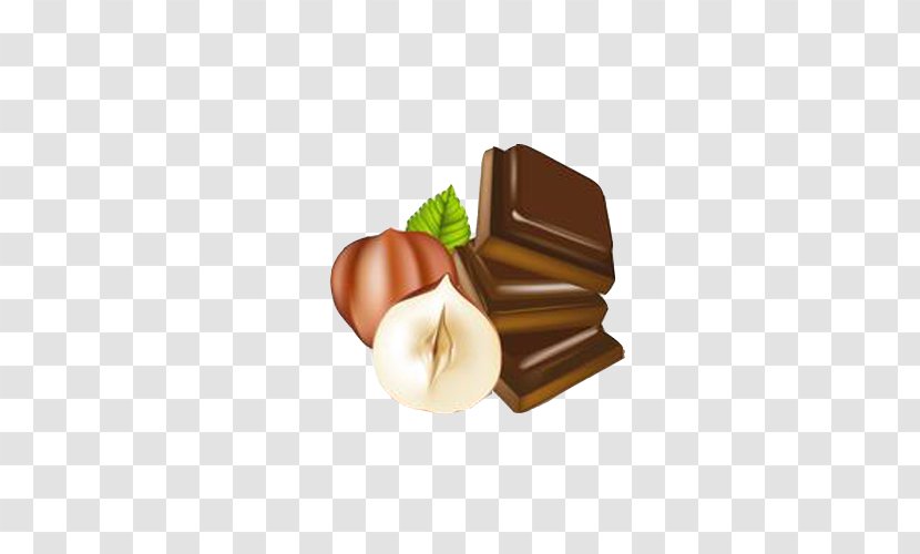 Chocolate Pudding Nocilla Cake Hazelnut - Creative Hand-painted Transparent PNG