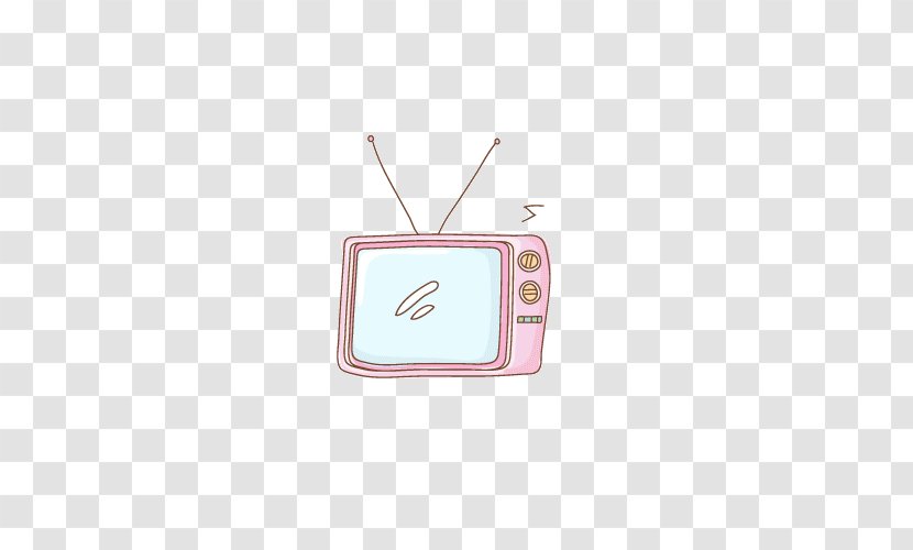Television Cartoon Clip Art - Set - TV Hand-painted Pattern Transparent PNG
