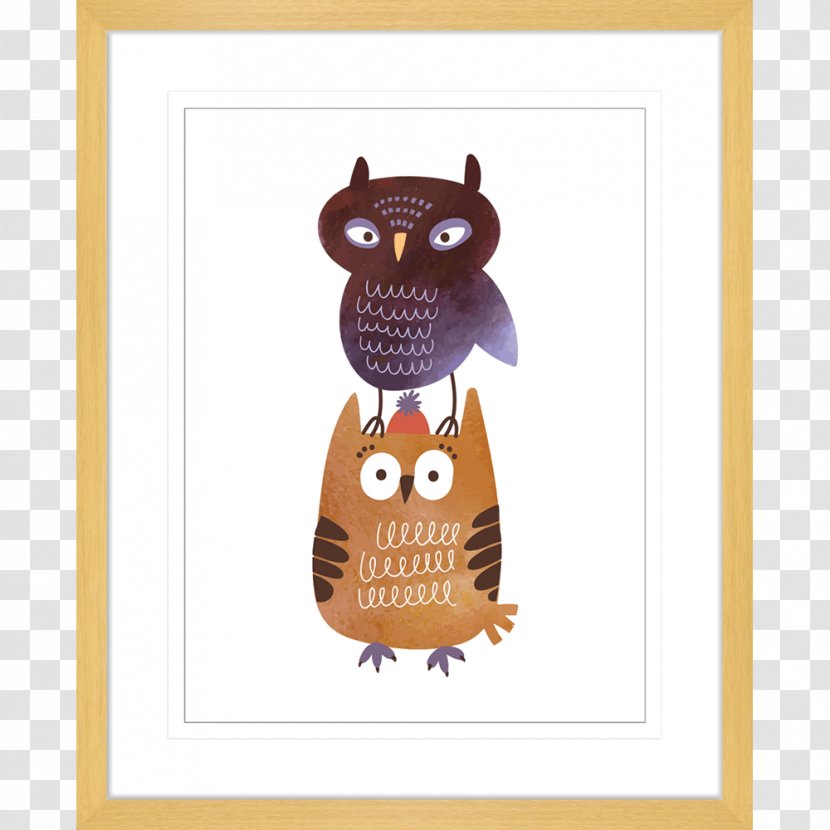 Owl White Printing Color Transparent PNG