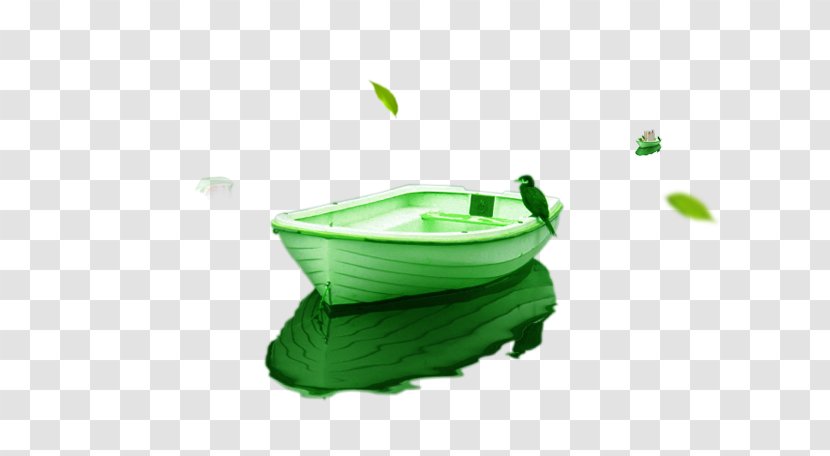 WoodenBoat Dragon Boat - Green - Fresh Transparent PNG