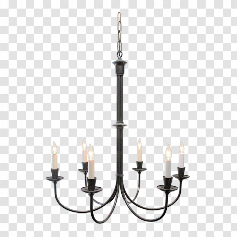 English Ceiling Candle - Chandelier Black Transparent PNG