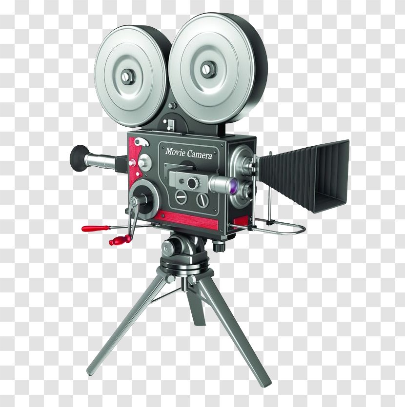 Movie Camera Video - Photography - Retro Vintage Assignment Transparent PNG