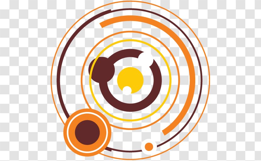 Geometry Circle - Orange Transparent PNG