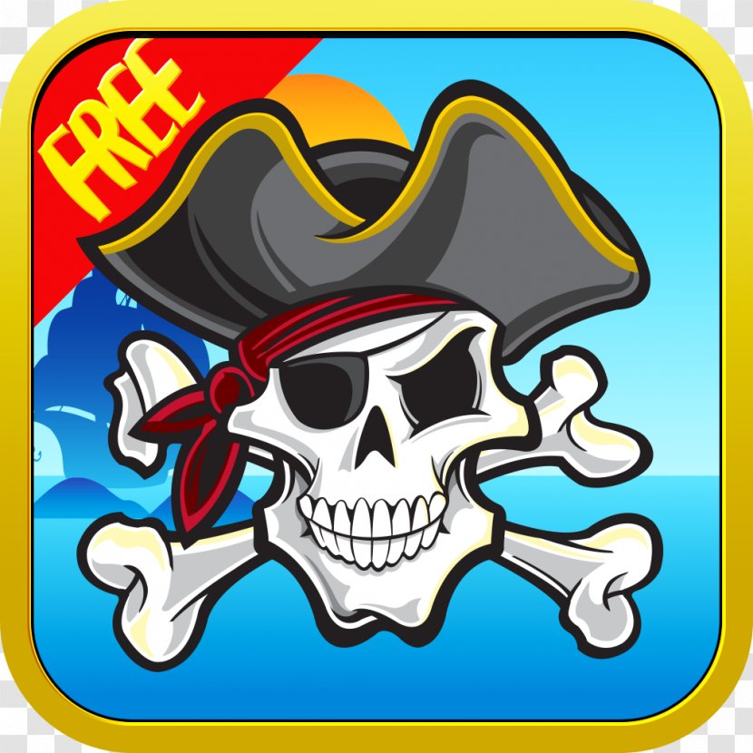 Skull And Crossbones Human Symbolism Piracy Jolly Roger - Logo - Pirate Transparent PNG