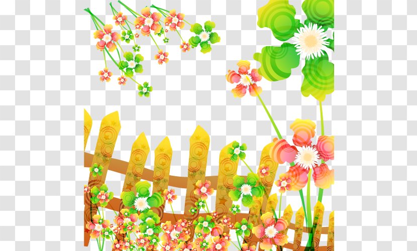 Floral Design Fence - Flora - Album Transparent PNG