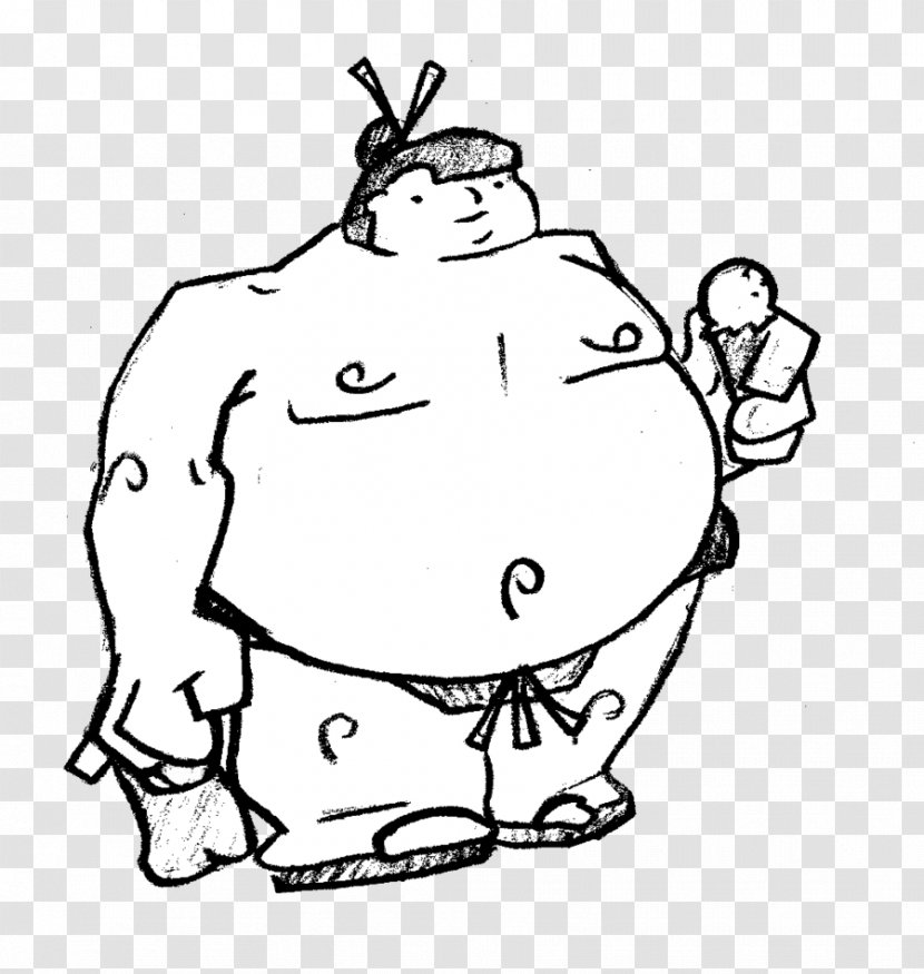 Drawing Line Art - Heart - Sumo Transparent PNG