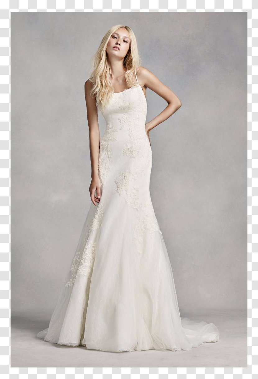 Wedding Dress David's Bridal Designer Spaghetti Strap - Jenny Packham Transparent PNG