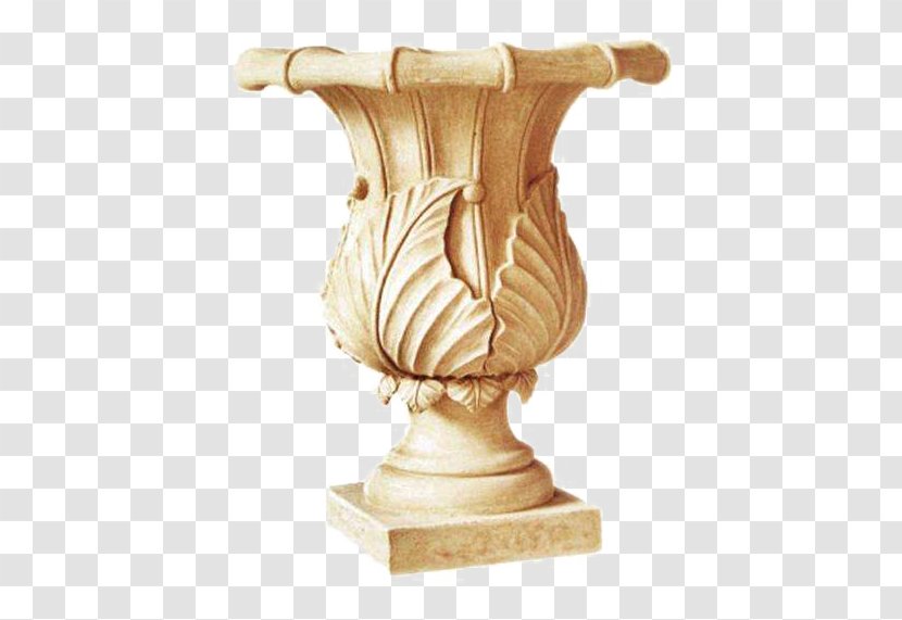 Sculpture Vase Rock - Carving - Exquisite Stone Transparent PNG