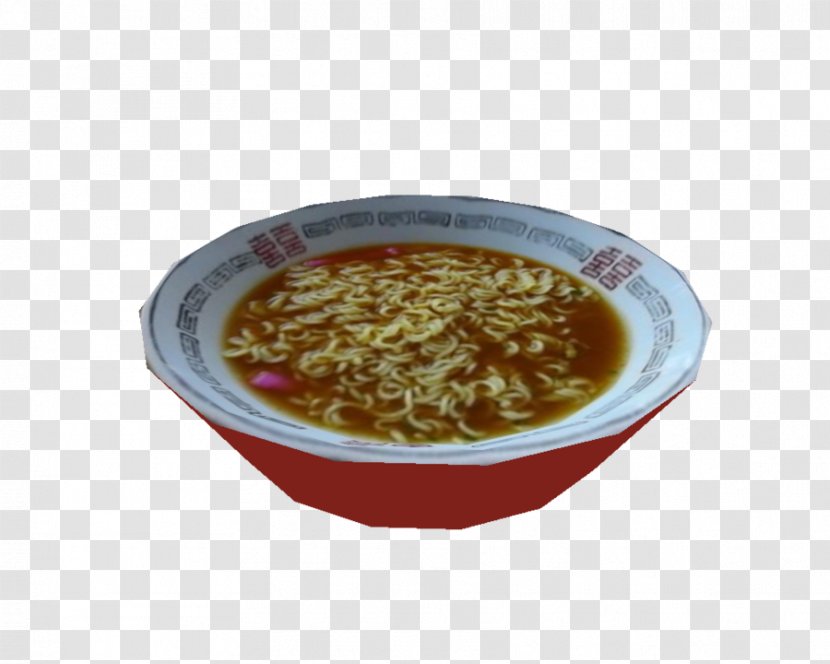 Ramen Instant Noodle Soup Pasta - Plum Pudding Atom Model Transparent PNG