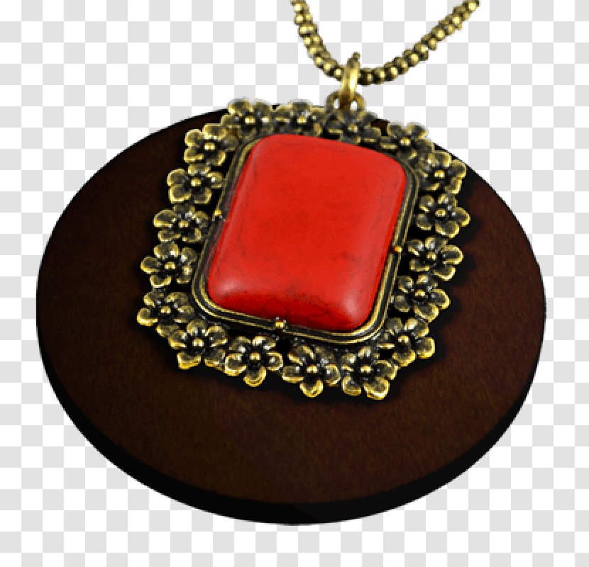 Charms & Pendants Jewellery Necklace Cabochon Locket - Red - Cobochon Jewelry Transparent PNG