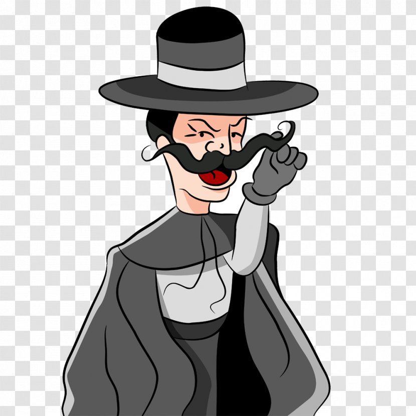 Moustache Villain Clip Art - Human Behavior Transparent PNG