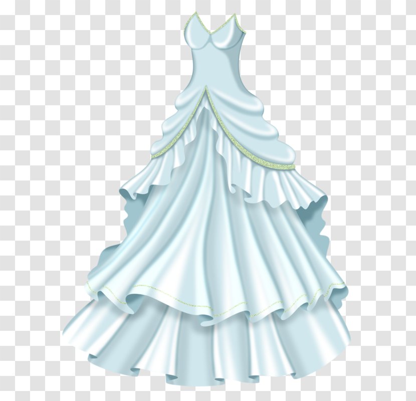 Dress Gown Bride Wedding - Christmas Tree - Hand-painted Dresses Transparent PNG