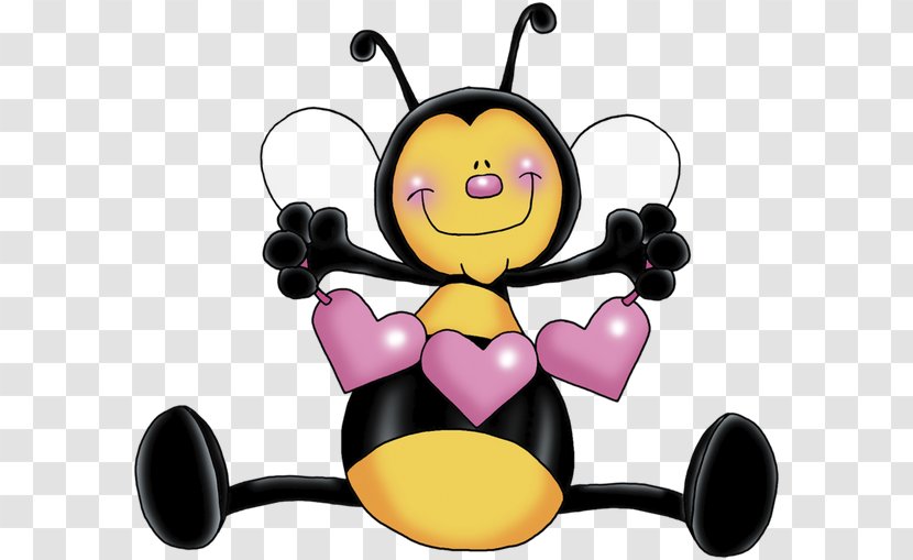 Honey Bee Heart Bumblebee Clip Art Transparent PNG