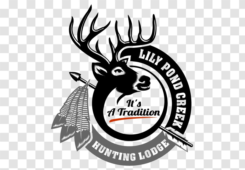 Logo Lily Pond Creek Hunting Lodge Drawing Graphic Design - Flower - Bald Eagle Fishing Rod Transparent PNG