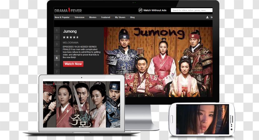 Multimedia Brand Website Jumong Dongmyeong Of Goguryeo - Korean Drama Transparent PNG