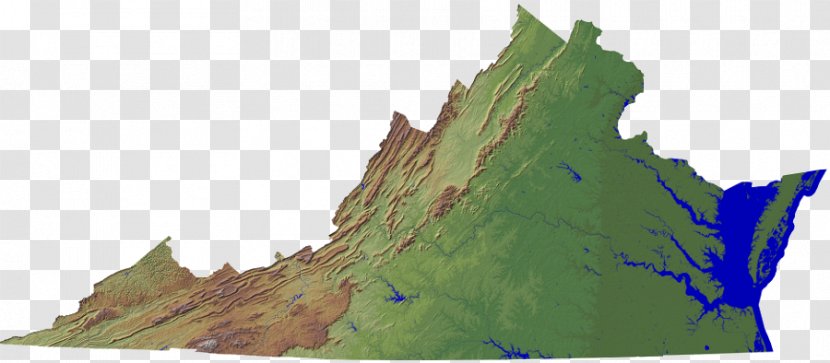 Virginia Map Clip Art - United States Transparent PNG