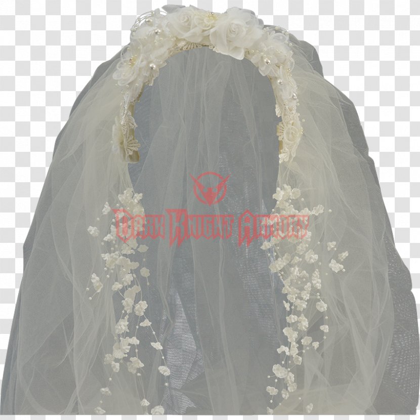 Wedding Dress Veil Headband Clothing Bride - Sleeve Transparent PNG