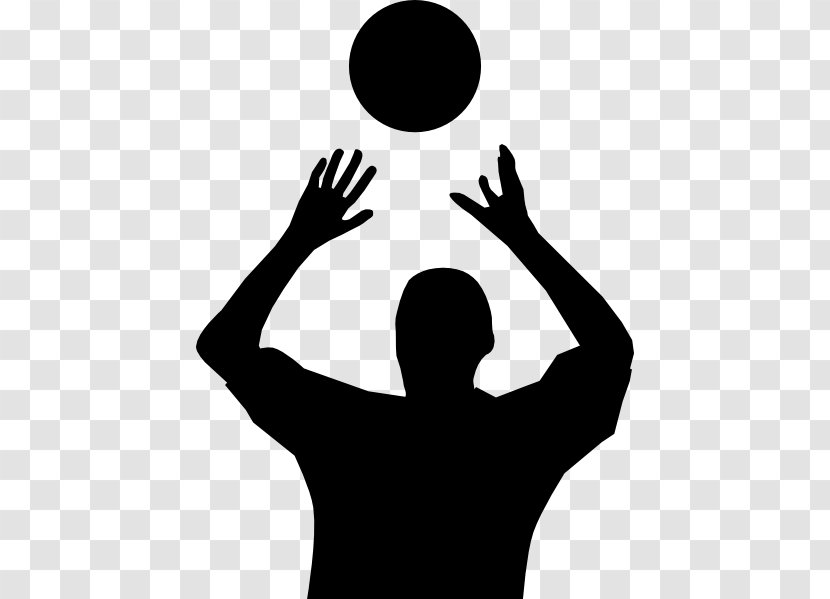 Volleyball Spiking Beach Sitting Clip Art - Finger - Spike Cliparts Transparent PNG