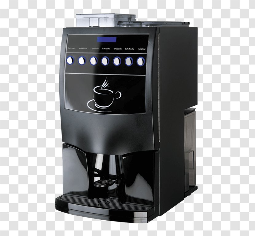 Cafe Coffeemaker Espresso Latte - Coffee Bean Transparent PNG