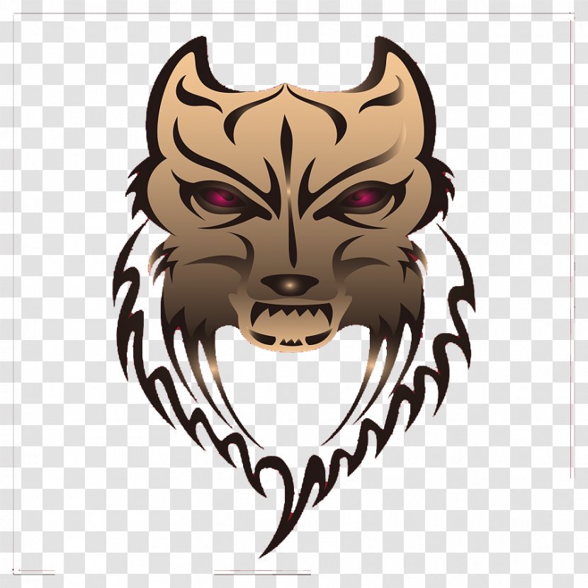 Gray Wolf Werewolf Icon - Head - Kill The Logo Transparent PNG