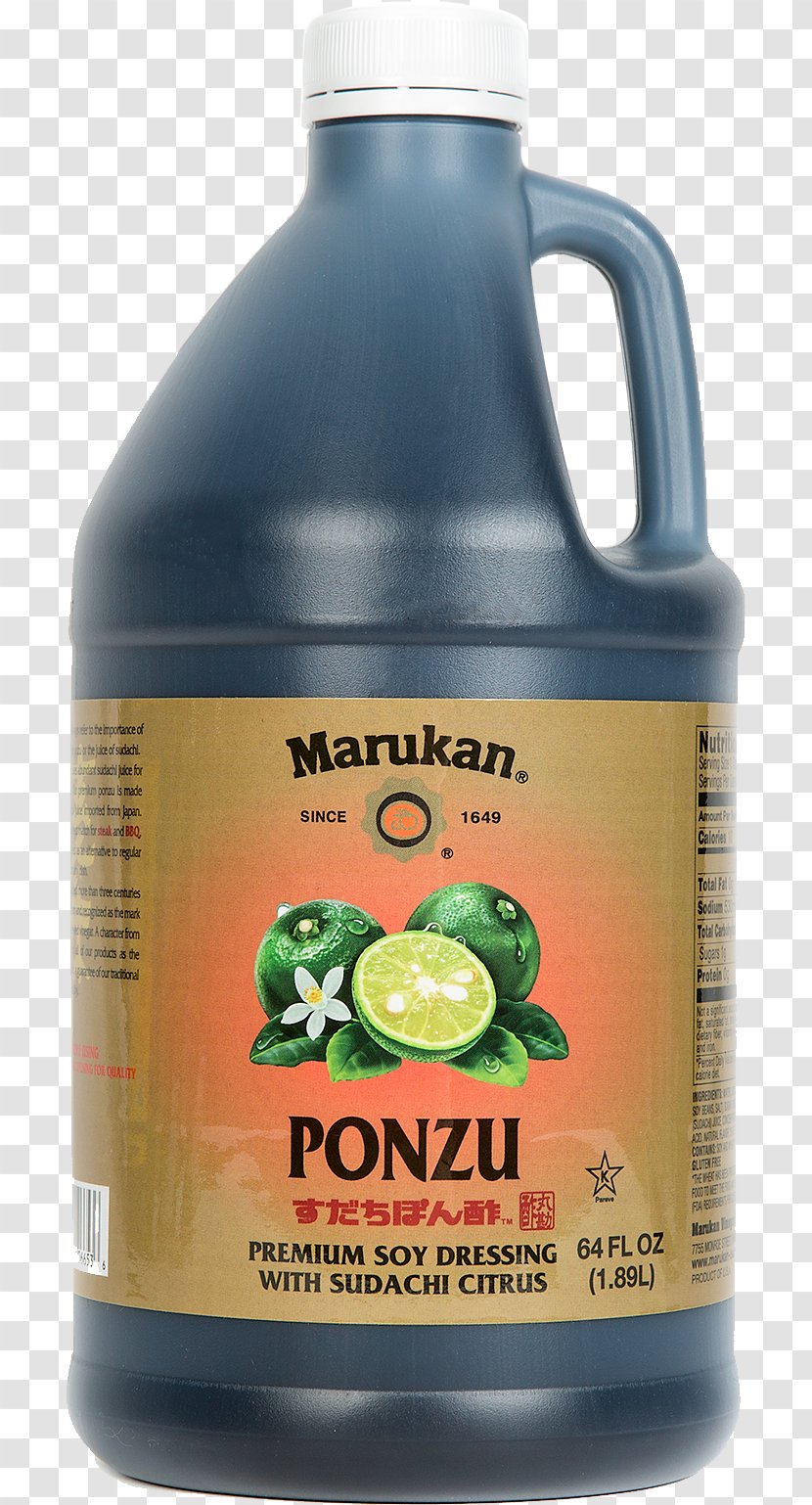 Ponzu Citrus Junos Sudachi Condiment Soy Sauce - Liquid - Meat Transparent PNG