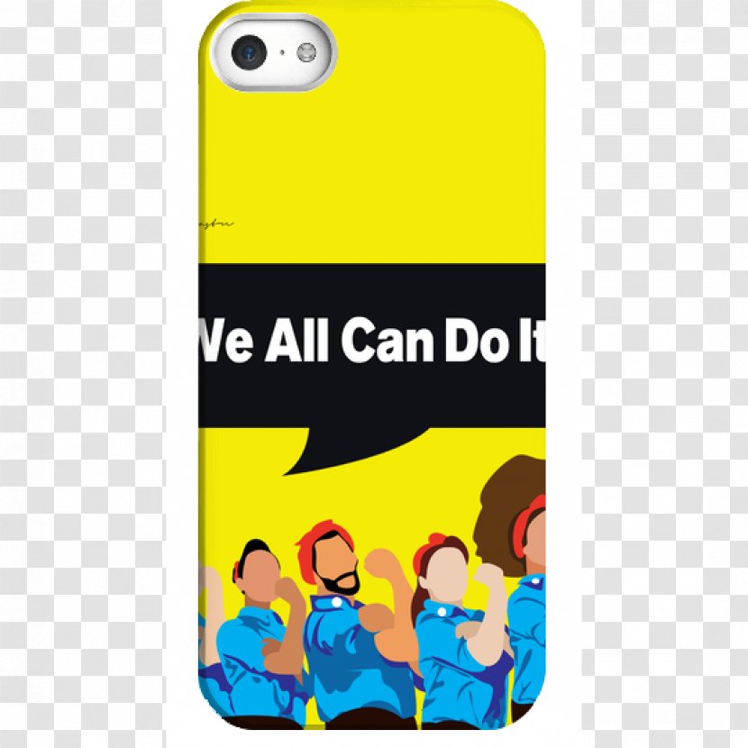 Material Mobile Phone Accessories Brand Font - Text - We Can Do It Transparent PNG